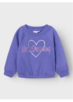NAME IT Bluza 13219948 Fioletowy Regular Fit ze sklepu MODIVO w kategorii Bluzy dziewczęce - zdjęcie 182655512