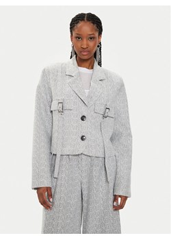 Gestuz Marynarka Coelle 10908648 Szary Regular Fit ze sklepu MODIVO w kategorii Marynarki damskie - zdjęcie 182655561