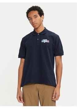 Lacoste Polo PH3600 Granatowy Regular Fit ze sklepu MODIVO w kategorii T-shirty męskie - zdjęcie 182655571