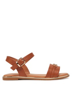 Tommy Hilfiger Sandały T3A2-33778-0326 S Brązowy ze sklepu MODIVO w kategorii Sandały dziecięce - zdjęcie 182655573