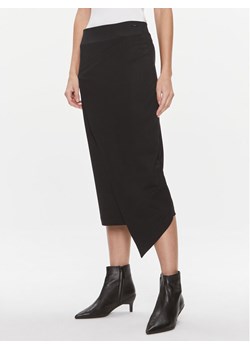 Calvin Klein Spódnica ołówkowa Stretch Jersey Midi Skirt K20K206808 Czarny Slim Fit ze sklepu MODIVO w kategorii Spódnice - zdjęcie 182655591