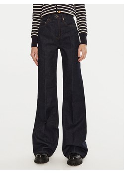 AMI PARIS Jeansy FTR420DE0011 Granatowy Flare Fit ze sklepu MODIVO w kategorii Jeansy damskie - zdjęcie 182655604