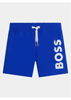Boss Szorty sportowe J50580 M Niebieski Regular Fit ze sklepu MODIVO w kategorii Spodenki niemowlęce - zdjęcie 182655640