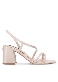 Nine West Sandały WFA2642-1 Beżowy ze sklepu MODIVO w kategorii Sandały damskie - zdjęcie 182655643
