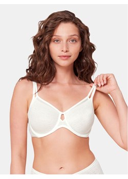 Triumph Biustonosz z fiszbiną Signature Sheer W01 EX 10215906 Écru ze sklepu MODIVO w kategorii Biustonosze - zdjęcie 182655770