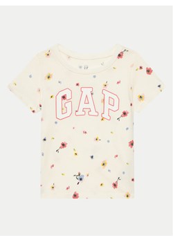Gap T-Shirt 744725-00 Beżowy Regular Fit ze sklepu MODIVO w kategorii Bluzki dziewczęce - zdjęcie 182655780