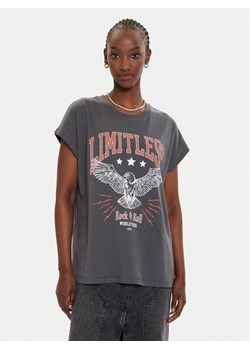 JJXX T-Shirt Wilma 12274694 Szary Boxy Fit ze sklepu MODIVO w kategorii Bluzki damskie - zdjęcie 182655833