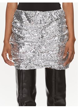 Herskind Spódnica mini 4945984 Srebrny Slim Fit ze sklepu MODIVO w kategorii Spódnice - zdjęcie 182655864