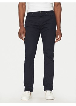 Guess Spodnie materiałowe M5RAS2WGXW1 Granatowy Regular Fit ze sklepu MODIVO w kategorii Spodnie męskie - zdjęcie 182655894