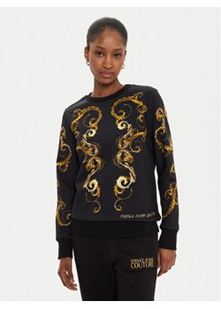 Versace Jeans Couture Bluza 77HAI3P9 Czarny Regular Fit ze sklepu MODIVO w kategorii Bluzy damskie - zdjęcie 182655923