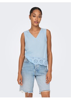 ONLY Bluzka 15296317 Niebieski Regular Fit ze sklepu MODIVO w kategorii Bluzki damskie - zdjęcie 182655953