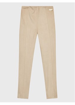 Guess Legginsy J1BB14 WE0L0 Beżowy Slim Fit ze sklepu MODIVO w kategorii Spodnie dziewczęce - zdjęcie 182656024
