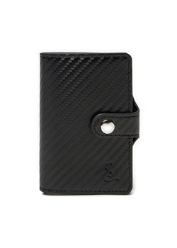 Semi Line Etui na karty kredytowe P8296-1 Czarny ze sklepu MODIVO w kategorii Etui - zdjęcie 182656062