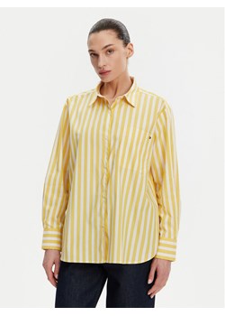 Tommy Hilfiger Koszula WW0WW45612 Żółty Relaxed Fit ze sklepu MODIVO w kategorii Koszule damskie - zdjęcie 182656100