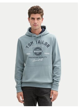 Tom Tailor Bluza 1043292 Zielony Regular Fit ze sklepu MODIVO w kategorii Bluzy męskie - zdjęcie 182656134