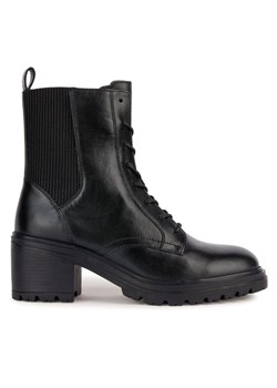 Geox Botki D Damiana D36QCD 00043 C9999 Czarny ze sklepu MODIVO w kategorii Workery damskie - zdjęcie 182656140