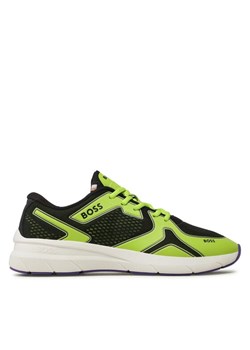 Boss Sneakersy Owen Runn 50493217 Zielony ze sklepu MODIVO w kategorii Buty sportowe męskie - zdjęcie 182656190