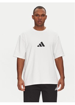 adidas T-Shirt Z.N.E. JC5482 Biały Loose Fit ze sklepu MODIVO w kategorii T-shirty męskie - zdjęcie 182656323