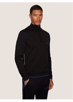 Boss Sweter Ziston W20 50440329 Czarny Regular Fit ze sklepu MODIVO w kategorii Swetry męskie - zdjęcie 182656342