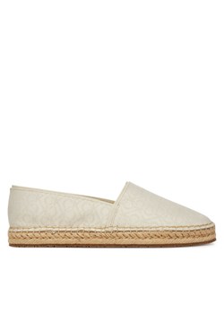 Calvin Klein Espadryle Flat Espadrille - Jacq HW0HW02467 Écru ze sklepu MODIVO w kategorii Espadryle damskie - zdjęcie 182656541