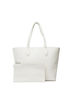 QUAZI Torebka MQS-B-001-03 Biały ze sklepu MODIVO w kategorii Torby Shopper bag - zdjęcie 182656660