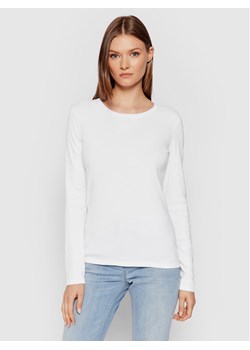 United Colors Of Benetton Bluzka 3GA2E16F9 Biały Regular Fit ze sklepu MODIVO w kategorii Bluzki damskie - zdjęcie 182656702