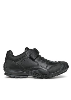Geox Półbuty Jr Savage J0424B 043ME C9999 D Czarny ze sklepu MODIVO w kategorii Buty sportowe dziecięce - zdjęcie 182656740
