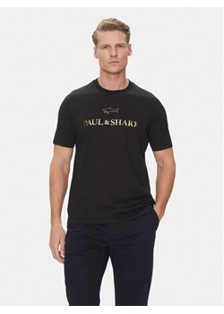 Paul&Shark T-Shirt C0P1239 Czarny Regular Fit ze sklepu MODIVO w kategorii T-shirty męskie - zdjęcie 182656772