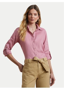 LAUREN RALPH LAUREN Koszula 200782777067 Różowy Relaxed Fit ze sklepu MODIVO w kategorii Koszule damskie - zdjęcie 182656824