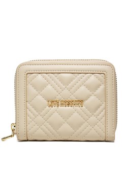 LOVE MOSCHINO Duży Portfel Damski JC5710PP0ILA0110 Écru ze sklepu MODIVO w kategorii Portfele damskie - zdjęcie 182656903