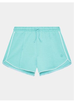 United Colors Of Benetton Szorty sportowe 3BL0C901E Niebieski Regular Fit ze sklepu MODIVO w kategorii Spodenki dziewczęce - zdjęcie 182656931