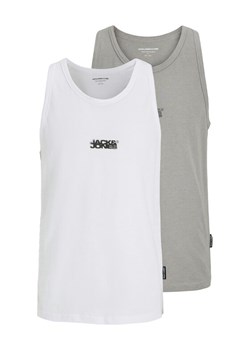 Jack&Jones Komplet 2 tank topów Sago 12284750 Szary Regular Fit ze sklepu MODIVO w kategorii T-shirty męskie - zdjęcie 182657012