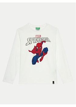United Colors Of Benetton Bluzka 3ATNC10LV Biały Regular Fit ze sklepu MODIVO w kategorii T-shirty chłopięce - zdjęcie 182657041