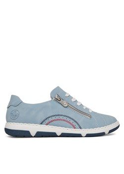 Rieker Sneakersy 42424-10 Niebieski ze sklepu MODIVO w kategorii Buty sportowe damskie - zdjęcie 182657141