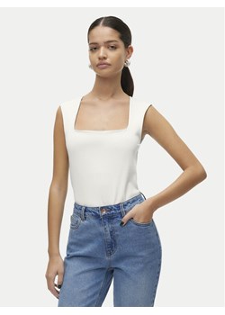 Vero Moda Top Million 10312751 Biały Slim Fit ze sklepu MODIVO w kategorii Bluzki damskie - zdjęcie 182657204