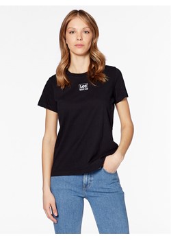 Lee T-Shirt L49EEH01 112333682 Czarny Relaxed Fit ze sklepu MODIVO w kategorii Bluzki damskie - zdjęcie 182657354