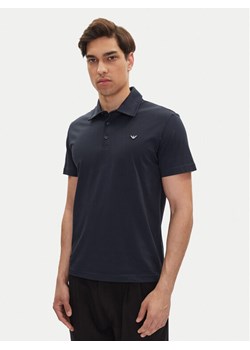 Emporio Armani Polo EM000571 AF12331 UB102 Granatowy Regular Fit ze sklepu MODIVO w kategorii T-shirty męskie - zdjęcie 182657394