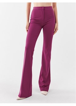 Pinko Spodnie materiałowe 100054 A15M Fioletowy Straight Leg ze sklepu MODIVO w kategorii Spodnie damskie - zdjęcie 182657481
