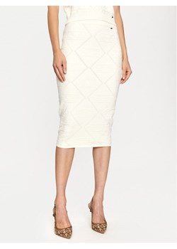 Gaudi Spódnica ołówkowa 421FD73001 Écru Slim Fit ze sklepu MODIVO w kategorii Spódnice - zdjęcie 182657500