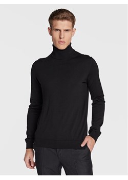 Boss Golf San Thomas-M 50474174 Czarny Slim Fit ze sklepu MODIVO w kategorii Swetry męskie - zdjęcie 182657550