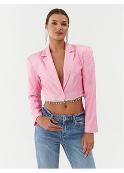ROTATE Marynarka Sheer 111037465 Różowy Regular Fit ze sklepu MODIVO w kategorii Marynarki damskie - zdjęcie 182657591
