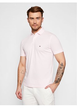 Tommy Hilfiger Polo 1985 MW0MW17770 Różowy Regular Fit ze sklepu MODIVO w kategorii T-shirty męskie - zdjęcie 182657612