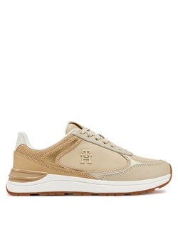 Tommy Hilfiger Sneakersy FW0FW08472 Beżowy ze sklepu MODIVO w kategorii Buty sportowe damskie - zdjęcie 182657754