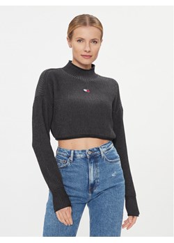 Tommy Jeans Sweter Badge DW0DW16519 Czarny Regular Fit ze sklepu MODIVO w kategorii Swetry damskie - zdjęcie 182657763