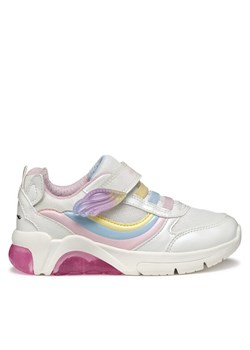 Geox Sneakersy J Fadinlight J55M4A 0KNGN C0653 D Biały ze sklepu MODIVO w kategorii Buty sportowe dziecięce - zdjęcie 182657770