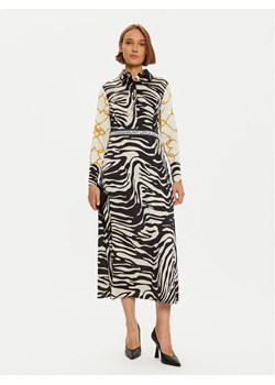 LOLA CASADEMUNT Sukienka koszulowa LF2416007 Czarny Regular Fit - id: 0000304864841 - marki Lola Casademunt - 182657772 LOLA CASADEMUNT Sukienka koszulowa LF2416007 Czarny Regular Fit ze sklepu MODIVO w kategorii Sukienki - zdjęcie 182657772