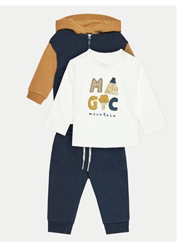 Mayoral Komplet bluza, bluzka i spodnie 2819 Granatowy Regular Fit ze sklepu MODIVO w kategorii Odzież dla niemowląt - zdjęcie 182657791