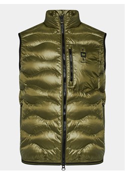 Blauer Kamizelka 23WBLUX03006 Zielony Regular Fit ze sklepu MODIVO w kategorii Kamizelki męskie - zdjęcie 182657800