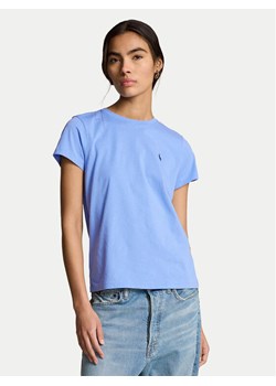 Polo Ralph Lauren T-Shirt 211898698022 Niebieski Regular Fit ze sklepu MODIVO w kategorii Bluzki damskie - zdjęcie 182657823