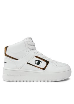 Champion Sneakersy Mid Cut Foul Play Plat Mid Animalie S11601-WW001 Biały ze sklepu MODIVO w kategorii Buty sportowe damskie - zdjęcie 182657863